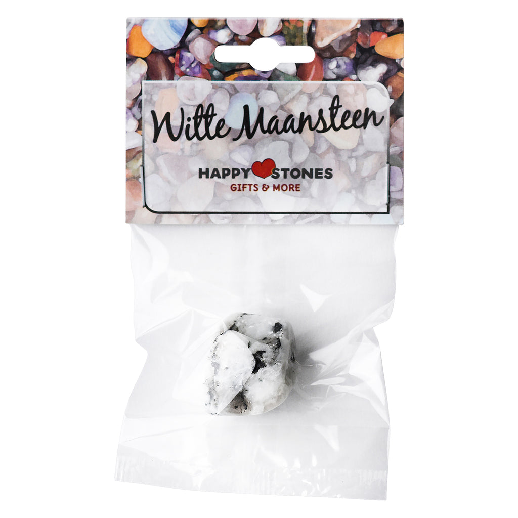 Witte Maansteen Happy stones